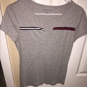 Gray Tommy Hilfiger T-Shirt